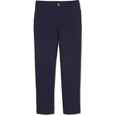 French Toast Boy's Adjustable Waist Stretch Straight Fit Chino Pant, Navy, 16 French Toast Boy's Adjustable Waist Stretch Straight Fit Chino Pant, Navy, 16