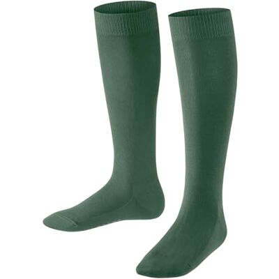 FALKE Unisex Kids Family K Kh Sustainable Cotton Long Plain 1 Pair Knee-High Socks, Green Seaweed 7297, 6-8.5 FALKE Unisex Kids Family K Kh Sustainable Cotton Long Plain 1 Pair Knee-High Socks, Green Seaweed 7297, 6-8.5