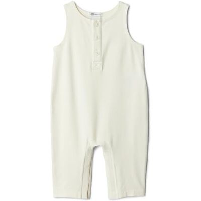 Amazon Essentials x Sofia Grainge Unisex Babies' Sleeveless Lightweight French Terry Romper Suit, Ivory, 6-9 Months Amazon Essentials x Sofia Grainge Unisex Babies' Sleeveless Lightweight French Terry Romper Suit, Ivory, 6-9 Months