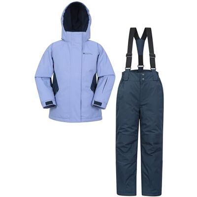 Mountain Warehouse Kids Printed Ski Jacket & Pant Set Coat & Trouser Set with Pockets for Boys & Girls, Fleece Lined for Warmth, Snowskirt for Protection, For Winter, Snowboarding Mountain Warehouse Kids Printed Ski Jacket & Pant Set Coat & Trouser Set with Pockets for Boys & Girls, Fleece Lined for Warmth, Snowskirt for Protection, For Winter, Snowboarding