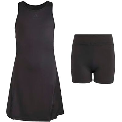 adidas Girl's Girls Club Tennis Climacool Dress, Black, 9-10 Years adidas Girl's Girls Club Tennis Climacool Dress, Black, 9-10 Years