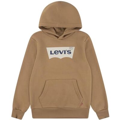 Levi's Boy's Lvb Batwing Screenprint Hoodie Sweatshirt Hooded, Brown, 10 Years Levi's Boy's Lvb Batwing Screenprint Hoodie Sweatshirt Hooded, Brown, 10 Years