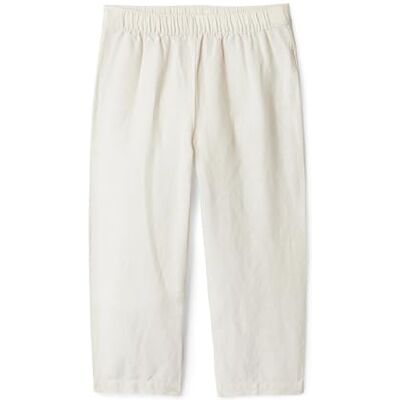 Amazon Essentials x Sofia Grainge Boys' Cotton Linen Pull-on Trousers, Light Beige, 2 Years Amazon Essentials x Sofia Grainge Boys' Cotton Linen Pull-on Trousers, Light Beige, 2 Years