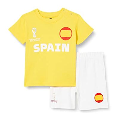 FIFA Spain, Official 2022 Tee & Short Set Away Country Tee & Shorts Set, Children's Small, Age 2 FIFA Spain, Official 2022 Tee & Short Set Away Country Tee & Shorts Set, Children's Small, Age 2