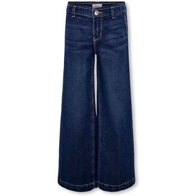 KIDS ONLY Girls' Kogcomet Wide DNM PIM Noos Trousers, Dark Denim Blue, 158 KIDS ONLY Girls' Kogcomet Wide DNM PIM Noos Trousers, Dark Denim Blue, 158