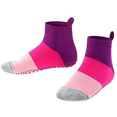 FALKE Unisex Kids Colour Block K Hp Cotton Grips On Sole 1 Pair Grip socks, Pink Crocus 6962, 3/5 UK FALKE Unisex Kids Colour Block K Hp Cotton Grips On Sole 1 Pair Grip socks, Pink Crocus 6962, 3/5 UK