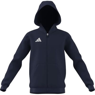 adidas Unisex Kids Entrada26 Full Zip Hoodie Kids Sweatshirt, team navy blue 2/white, 5-6 Years adidas Unisex Kids Entrada26 Full Zip Hoodie Kids Sweatshirt, team navy blue 2/white, 5-6 Years