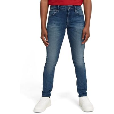 G-STAR Girl's Kids 3301 Skinny Jeans, Blue (faded indigo D24919-01-B457), 14 G-STAR Girl's Kids 3301 Skinny Jeans, Blue (faded indigo D24919-01-B457), 14