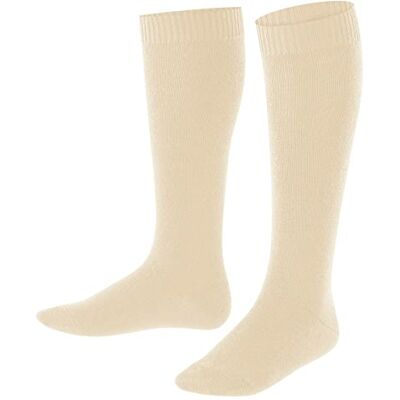 FALKE Unisex Kids Comfort Wool K Kh Thick Warm Long Plain 1 Pair Knee-High Socks, Beige Cream 4011, 12-2.5 FALKE Unisex Kids Comfort Wool K Kh Thick Warm Long Plain 1 Pair Knee-High Socks, Beige Cream 4011, 12-2.5