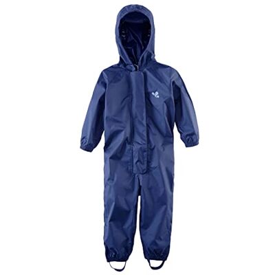 Muddy Puddles Unisex Baby Recycled Originals Waterproof All-in-One Puddlesuit, Navy Blue, 12-18 Months Muddy Puddles Unisex Baby Recycled Originals Waterproof All-in-One Puddlesuit, Navy Blue, 12-18 Months