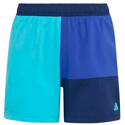adidas Boy's Colorblock Swim Shorts Kids, Lucid Cyan/semi Lucid Blue, 7-8 Years adidas Boy's Colorblock Swim Shorts Kids, Lucid Cyan/semi Lucid Blue, 7-8 Years