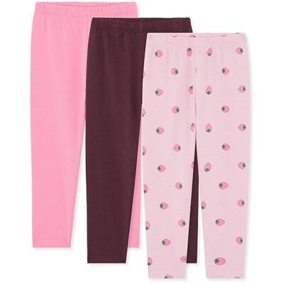 Bramble & Bear Unisex Baby (3-pack) Soft Leggings, Assorted Pink, 18-24 Months UK Bramble & Bear Unisex Baby (3-pack) Soft Leggings, Assorted Pink, 18-24 Months UK