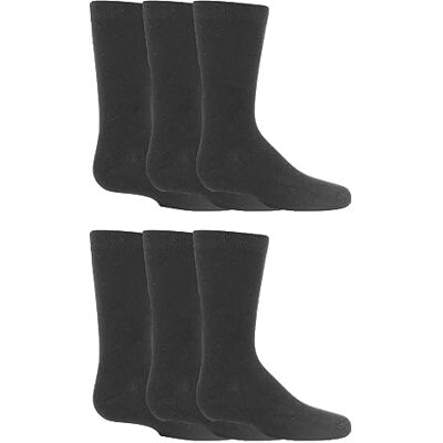 SockShop Kids Bamboo School Socks Boys Girls Plain Striped Breathable, Soft, Cooling Socks Comfort Cuff Smooth Toe Seams 6 Pairs SockShop Kids Bamboo School Socks Boys Girls Plain Striped Breathable, Soft, Cooling Socks Comfort Cuff Smooth Toe Seams 6 Pairs
