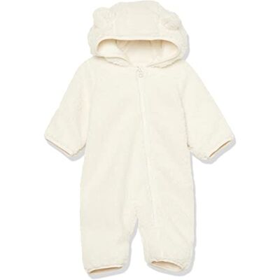 Amazon Essentials Unisex Babies' Sherpa Fleece Bunting Suit Amazon Essentials Unisex Babies' Sherpa Fleece Bunting Suit