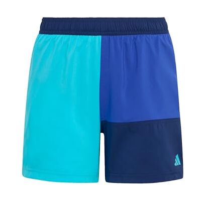 adidas Boy's Colorblock Swim Shorts Kids, Lucid Cyan/semi Lucid Blue, 9-10 Years adidas Boy's Colorblock Swim Shorts Kids, Lucid Cyan/semi Lucid Blue, 9-10 Years