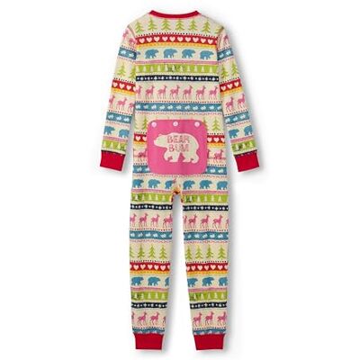 Little Blue House Unisex Kids Family Union Suit Pyjamas Pajama Set, Cream Fair Isle, 2 Years UK Little Blue House Unisex Kids Family Union Suit Pyjamas Pajama Set, Cream Fair Isle, 2 Years UK