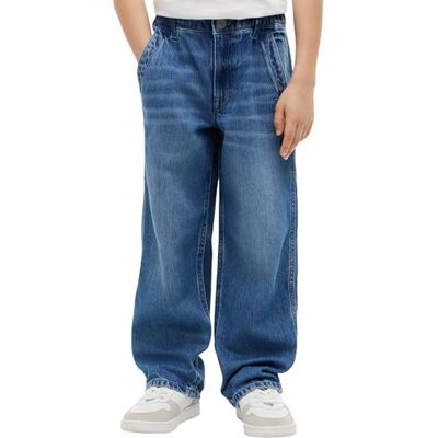 Tommy Hilfiger Boy's Baggy Sailor Mid Wash Jeans KB0KB10468 Other Jeans, Denim (Denim Medium 01), 16 Years Tommy Hilfiger Boy's Baggy Sailor Mid Wash Jeans KB0KB10468 Other Jeans, Denim (Denim Medium 01), 16 Years