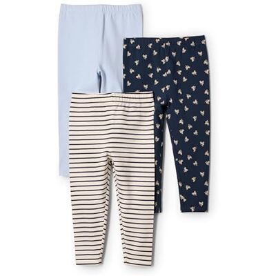 Amazon Essentials x Sofia Grainge Baby Girls' Legging, Pack of 3, Bunnies/Light Blue/Stripes, Premature Amazon Essentials x Sofia Grainge Baby Girls' Legging, Pack of 3, Bunnies/Light Blue/Stripes, Premature