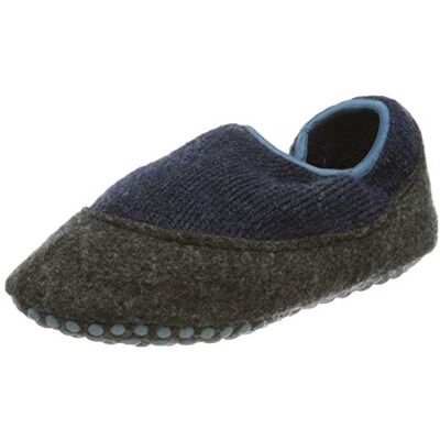 FALKE Unisex Kids Cosy Slipper K HP Wool Grips On Sole 1 Pair Grip socks, Blue (Darkblue 6681), 12.5-13 FALKE Unisex Kids Cosy Slipper K HP Wool Grips On Sole 1 Pair Grip socks, Blue (Darkblue 6681), 12.5-13