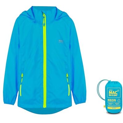 Mac in a Sac Origin Kids Waterproof Jacket Lightweight, highly waterproof (10,000mm) & breathable (8,000gsm) kids raincoat that packs into its own bag Mac in a Sac Origin Kids Waterproof Jacket Lightweight, highly waterproof (10,000mm) & breathable (8,000gsm) kids raincoat that packs into its own bag
