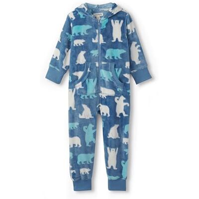Little Blue House Family Hooded Fleece Jumpsuits Onesie, Polar Bears, 2 Years Little Blue House Family Hooded Fleece Jumpsuits Onesie, Polar Bears, 2 Years