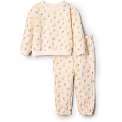 Amazon Essentials x Sofia Grainge Unisex Babies' Sweatshirt and Sweatpant Set, Ivory Taupe Rabbits, 3-6 Months Amazon Essentials x Sofia Grainge Unisex Babies' Sweatshirt and Sweatpant Set, Ivory Taupe Rabbits, 3-6 Months