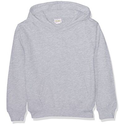 Just Hoods JH001K Heather Grey Kids Hoodie - Hoodies Just Hoods JH001K Heather Grey Kids Hoodie - Hoodies