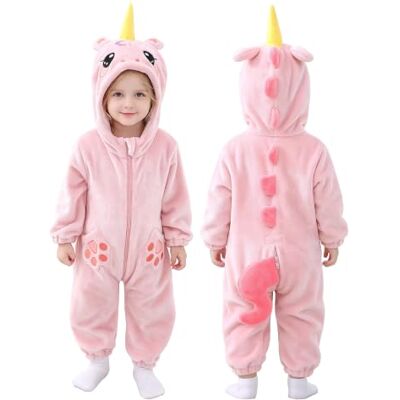 Doladola Unisex Baby Spring Autumn Animal Romper Baby Boys Girls Flannel One Piece Pyjamas Doladola Unisex Baby Spring Autumn Animal Romper Baby Boys Girls Flannel One Piece Pyjamas