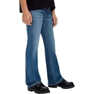 Calvin Klein Girl's MR Flare ESS Washed Blue IG0IG03087 Bootcut, Denim (Essential Washed Blue), 16 Years Calvin Klein Girl's MR Flare ESS Washed Blue IG0IG03087 Bootcut, Denim (Essential Washed Blue), 16 Years