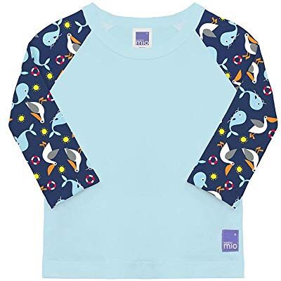 Mitac , UPF 40+ Sun Protection Long Sleeve Swim Guard Rash Top for Baby and Toddler (6-12 Months Nautical) Boys and Girls Mitac , UPF 40+ Sun Protection Long Sleeve Swim Guard Rash Top for Baby and Toddler (6-12 Months Nautical) Boys and Girls