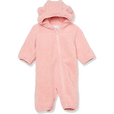 Amazon Essentials Unisex Babies' Sherpa Fleece Bunting Suit Amazon Essentials Unisex Babies' Sherpa Fleece Bunting Suit