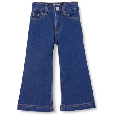 Amazon Essentials Girls' Wide Leg Jeans, Medium Indigo, 6-7 Years Amazon Essentials Girls' Wide Leg Jeans, Medium Indigo, 6-7 Years