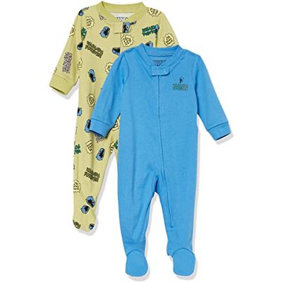 Amazon Essentials Disney Marvel Baby Boys' Snug-Fit Cotton Pyjama Sleepwear Sets, Pack of 2, 2-pack Marvel Black Panther, 0-3 Months Amazon Essentials Disney Marvel Baby Boys' Snug-Fit Cotton Pyjama Sleepwear Sets, Pack of 2, 2-pack Marvel Black Panther, 0-3 Months
