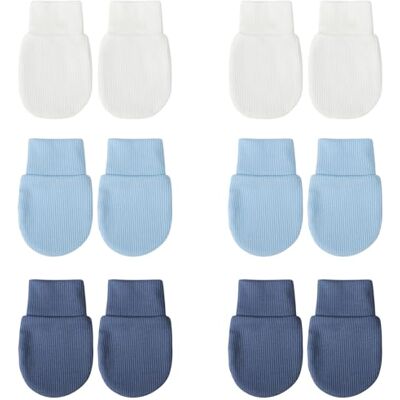 DRESHOW Newborn Baby Mittens Infant Gloves No Scratch Mittens Cotton Gloves for 0-6 Months DRESHOW Newborn Baby Mittens Infant Gloves No Scratch Mittens Cotton Gloves for 0-6 Months