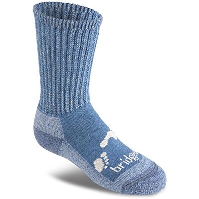 Bridgedale HIKE All Season Merino Comfort Boot-Junior- J. Large (NO VAT)-Storm Blue Bridgedale HIKE All Season Merino Comfort Boot-Junior- J. Large (NO VAT)-Storm Blue