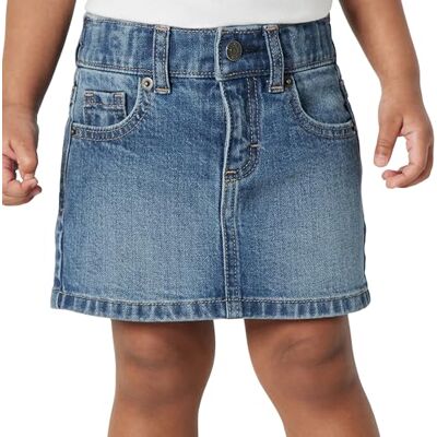 Amazon Essentials Girls' Medium Stretch Regular-Fit Denim Skort, Classic Medium Wash, 9 Years Amazon Essentials Girls' Medium Stretch Regular-Fit Denim Skort, Classic Medium Wash, 9 Years