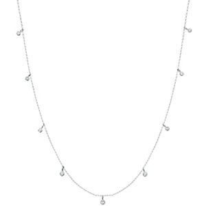 Elli Necklace Solitaire Trend Basic Crystals 925 Sterling Silver Elli Necklace Solitaire Trend Basic Crystals 925 Sterling Silver