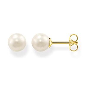 Thomas Sabo Ladies 18 carat (750) bicolor Irregular Stud Earrings H1430-430-14 Thomas Sabo Ladies 18 carat (750) bicolor Irregular Stud Earrings H1430-430-14