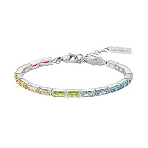 Lacoste Women's DUCHESS Collection Bracelet in Stainless Steel with Rainbow Crystals 2040501 Lacoste Women's DUCHESS Collection Bracelet in Stainless Steel with Rainbow Crystals 2040501