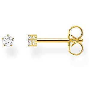 Thomas Sabo Women Single Stud Earring White Stone 925 Sterling Silver Thomas Sabo Women Single Stud Earring White Stone 925 Sterling Silver