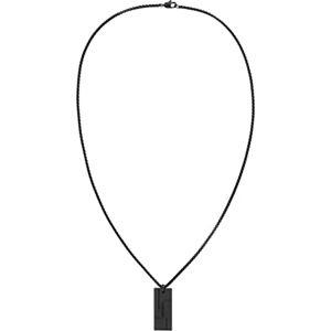 Calvin Klein Men's GRID Collection Pendant Necklace with Black Ion Plating (IP) 35000059 Calvin Klein Men's GRID Collection Pendant Necklace with Black Ion Plating (IP) 35000059