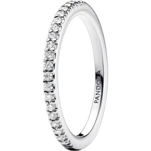 PANDORA Timeless Sterling silver eternity ring with clear cubic zirconia, 50 PANDORA Timeless Sterling silver eternity ring with clear cubic zirconia, 50