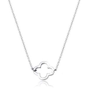 Elli Women Genuine Jewellery Necklaces Pendant Neckwear Cloverleaf Lucky Charm 925 Sterling Silver Length 40 cm Elli Women Genuine Jewellery Necklaces Pendant Neckwear Cloverleaf Lucky Charm 925 Sterling Silver Length 40 cm