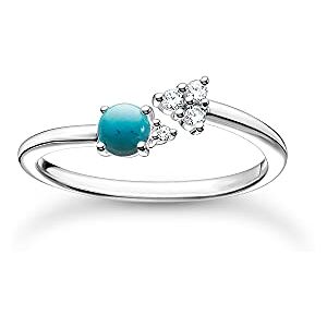 Thomas Sabo ring arrow turquoise stone 925 sterling silver TR2345-405-17-48 Thomas Sabo ring arrow turquoise stone 925 sterling silver TR2345-405-17-48