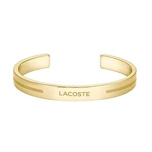Lacoste Men's ADVENTURER Collection Open Bangle Bracelet in Yellow Gold 2040527 Lacoste Men's ADVENTURER Collection Open Bangle Bracelet in Yellow Gold 2040527