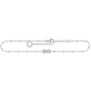 Thomas Sabo , Women’s Sterling silver Cubic Zirconia Anklet, Silver, one size AK0029-051-14-L27V Thomas Sabo , Women’s Sterling silver Cubic Zirconia Anklet, Silver, one size AK0029-051-14-L27V