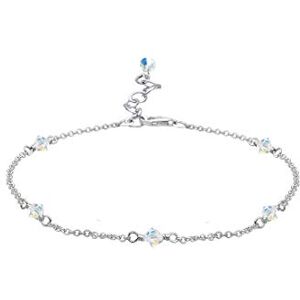 Elli Foot Jewellery Women Classic with Crystals in 925 Sterling Silver Elli Foot Jewellery Women Classic with Crystals in 925 Sterling Silver