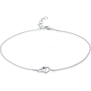 Elli Women's 925 Sterling Silver Xilion Cut Anklet Length of 25 cm Elli Women's 925 Sterling Silver Xilion Cut Anklet Length of 25 cm