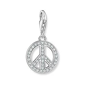 Thomas Sabo , Women’s Sterling silver Cubic Zirconia Charm, Silver, one size 1880-051-14 Thomas Sabo , Women’s Sterling silver Cubic Zirconia Charm, Silver, one size 1880-051-14