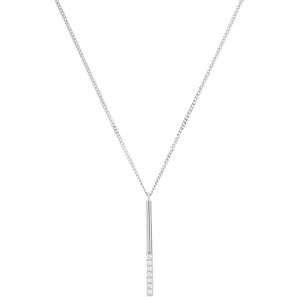s.Oliver Chain with pendant Women Sets, with Zirconia synth., 42+3 cm, Silver, Comes in jewelry gift box, 2031439 s.Oliver Chain with pendant Women Sets, with Zirconia synth., 42+3 cm, Silver, Comes in jewelry gift box, 2031439